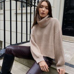 Balaton Guell Sweater, Heather oat, sz L